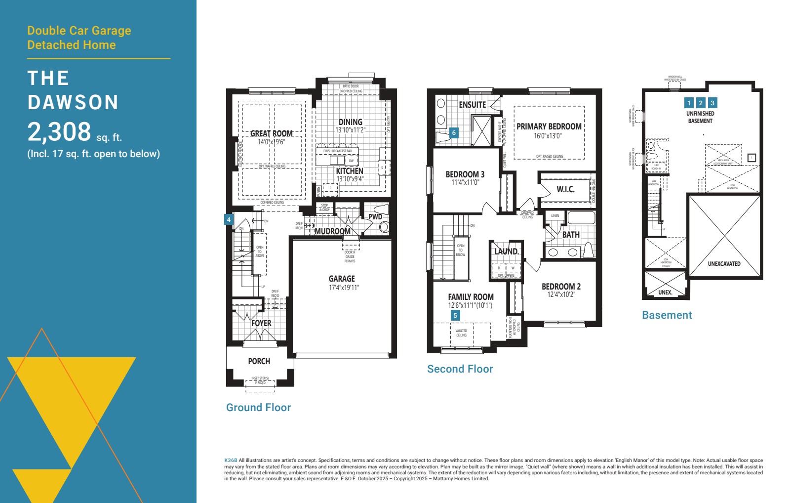 Dawson floor plan drawing
