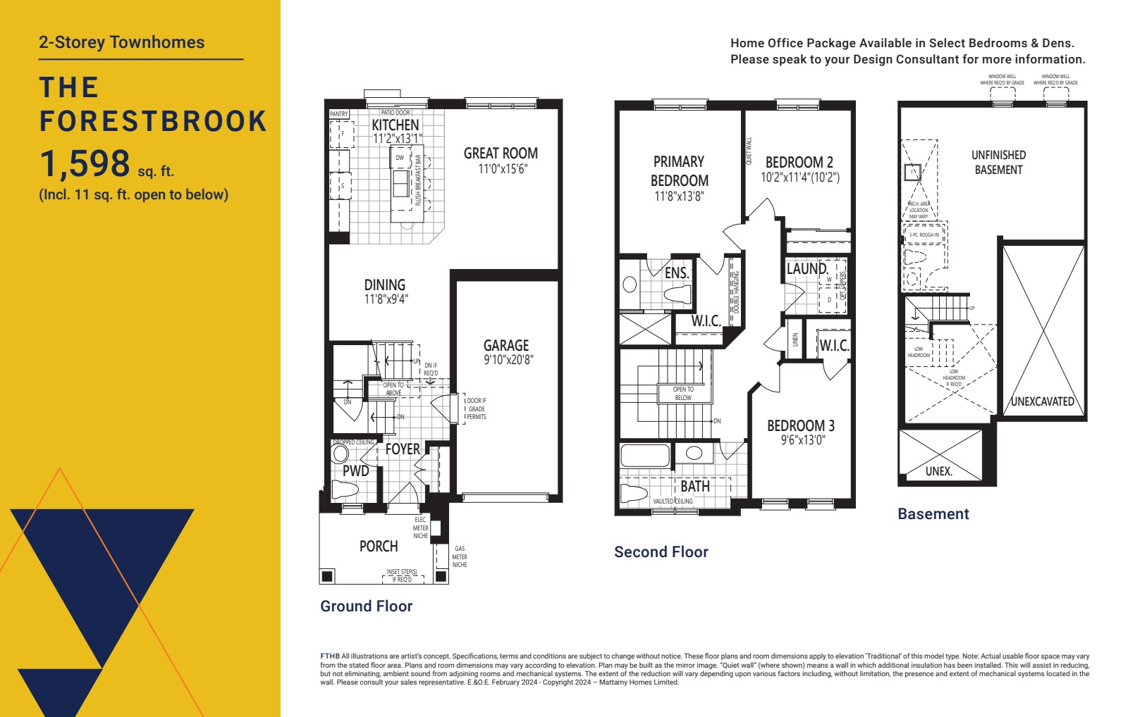 Forestbrook floor plan drawing