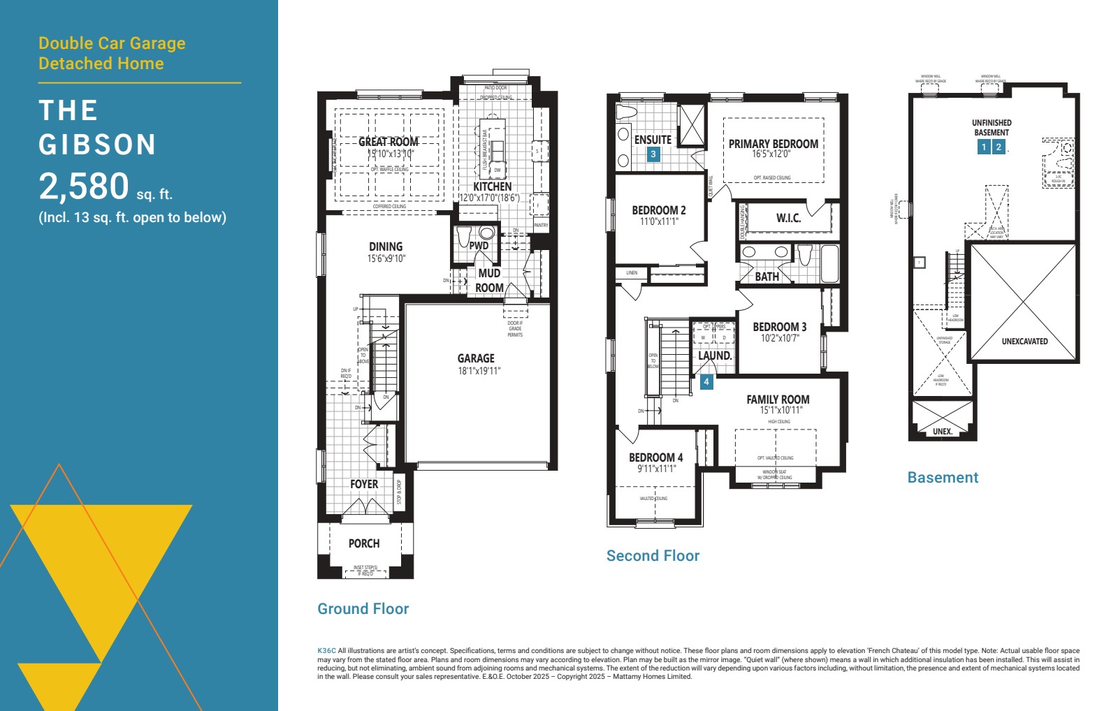 Gibson floor plan drawing