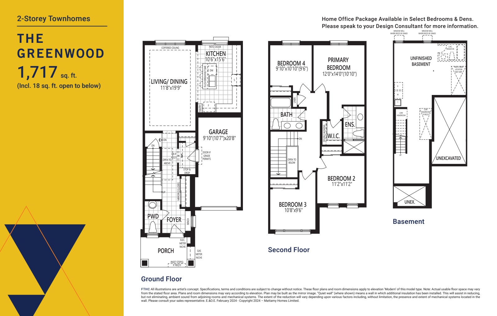 Greenwood floor plan drawing