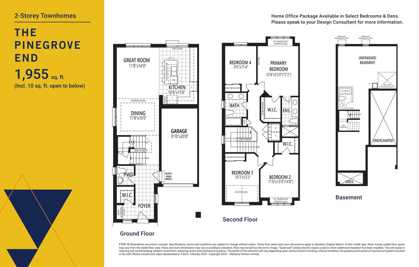 Pinegrove End floor plan drawing