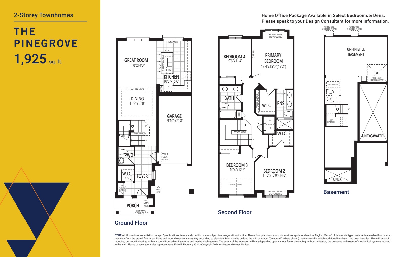 Pinegrove floor plan drawing