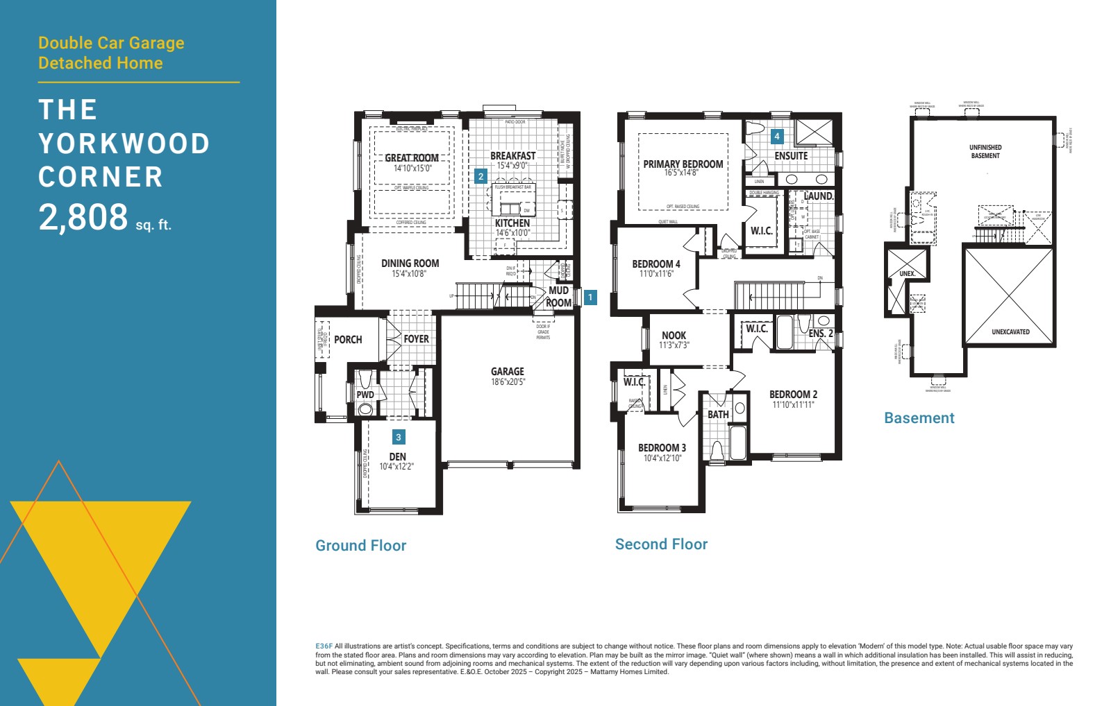 Yorkwood Corner floor plan drawing